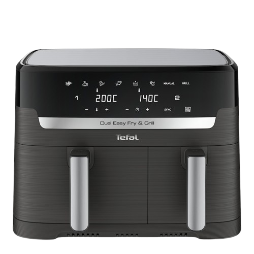 Уред за готвене с горещ въздух Tefal Dual Easy Fry & Grill EY905B10